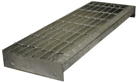 در این تصویر نمونه پله فلزی را مشاهده میکنید